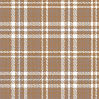 Kahverengi Ombre Ekose desenli moda tekstil ve grafikleri için uygun kusursuz desen