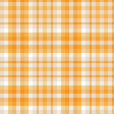 Moda tekstil ve grafikleri için uygun turuncu Ombre ekose desenli kusursuz desen