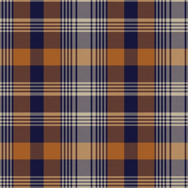 Brown Ombre Plaid Texturizado Padrão Sem Costura Adequado Para Têxteis — Vetor de Stock