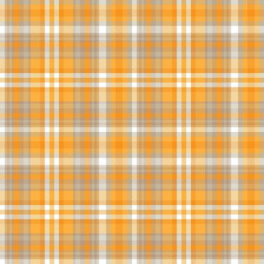 Moda tekstil ve grafikleri için uygun turuncu Ombre ekose desenli kusursuz desen
