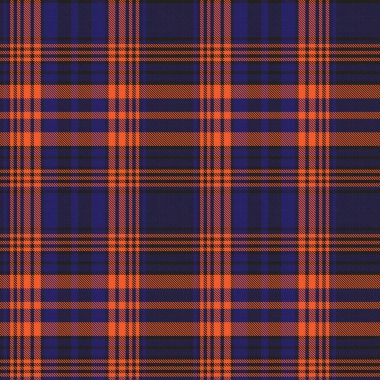 Moda tekstil ve grafikleri için uygun turuncu Ombre ekose desenli kusursuz desen