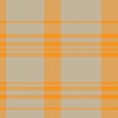 Moda tekstil ve grafikleri için uygun turuncu Ombre ekose desenli kusursuz desen
