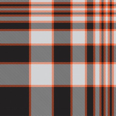 Moda tekstil ve grafikleri için uygun turuncu Ombre ekose desenli kusursuz desen