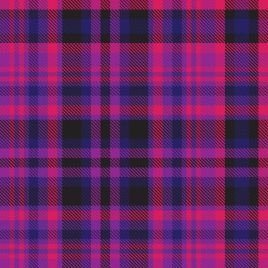 Mor Ombre Ekose desenli, moda tekstil ve grafikleri için uygun.