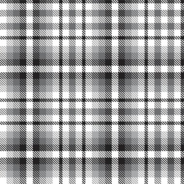 Moda tekstil ve grafikleri için uygun siyah ve beyaz desenli ekose desenli