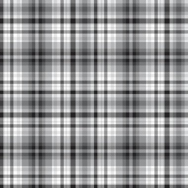 Moda tekstil ve grafikleri için uygun siyah ve beyaz desenli ekose desenli