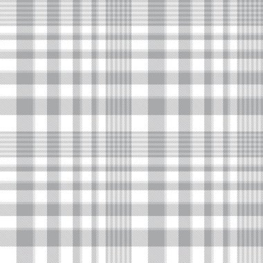 Moda tekstil ve grafikleri için uygun siyah ve beyaz desenli ekose desenli