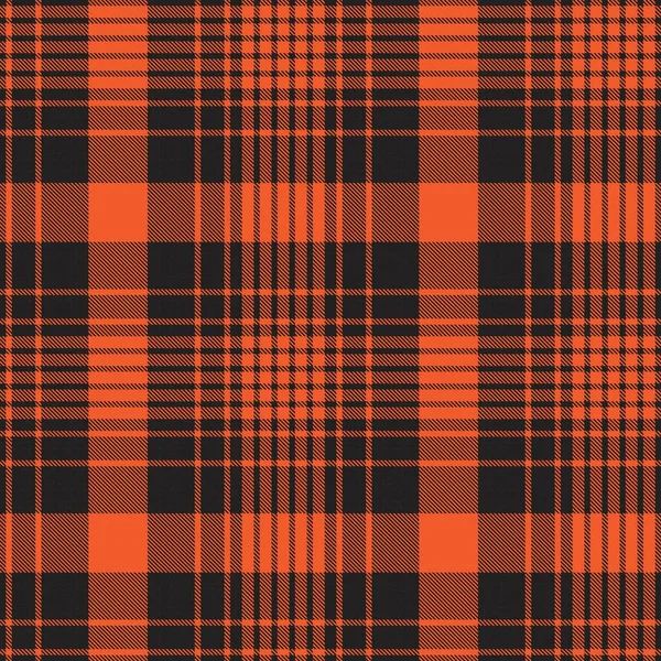 Orange Ombre Plaid Текстурований Безшовний Візерунок Придатний Модного Текстилю Графіки — стоковий вектор