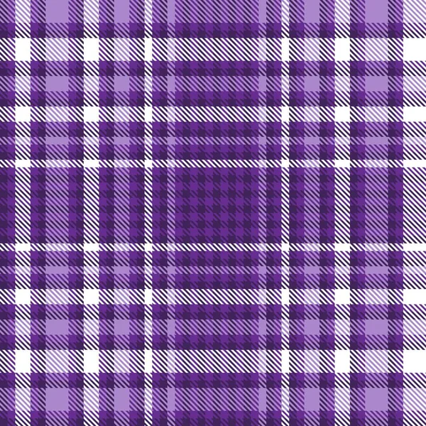 Purple Ombre Plaid Текстурований Безшовний Візерунок Підходить Модного Текстилю Графіки — стоковий вектор