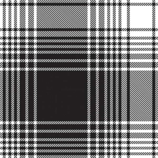 Bianco Nero Ombre Plaid Strutturato Senza Cuciture Modello Adatto Tessuti — Vettoriale Stock