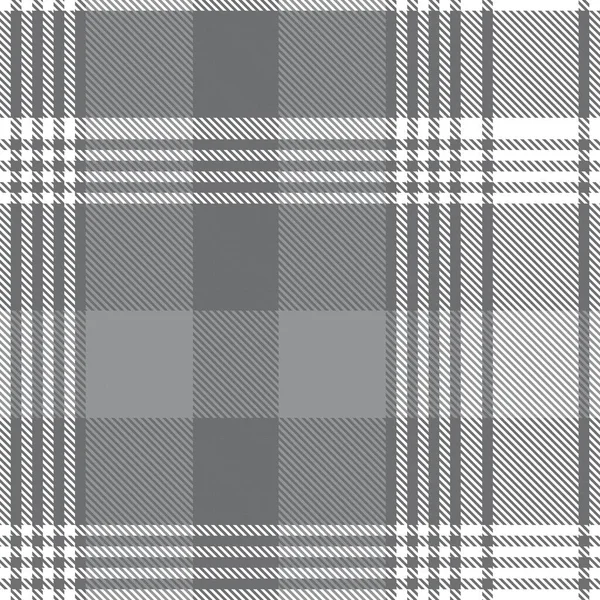 Schwarz Weißes Ombre Plaid Texturiertes Nahtloses Muster Für Modetextilien Und — Stockvektor