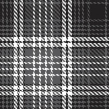 Moda tekstil ve grafikleri için uygun siyah ve beyaz desenli ekose desenli