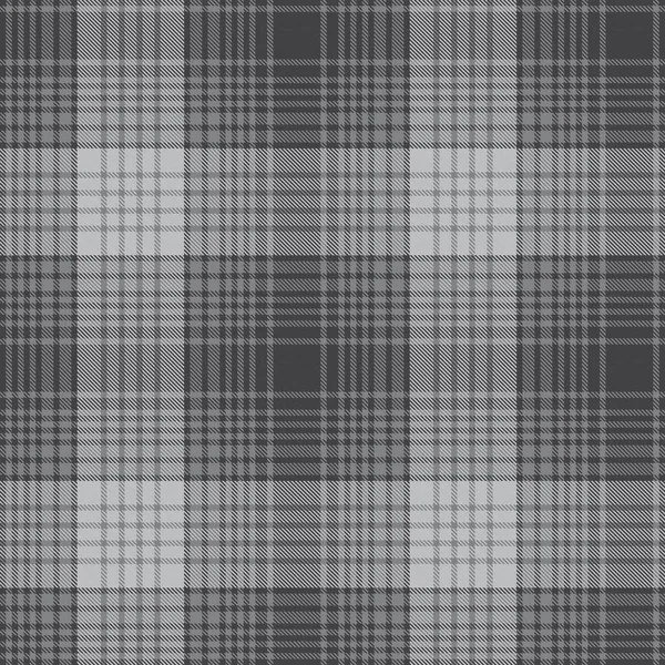 Schwarz Weißes Ombre Plaid Texturiertes Nahtloses Muster Für Modetextilien Und — Stockvektor