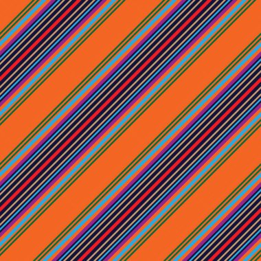 Moda tekstil ve grafikleri için uygun renkli diyagonal çizgili dikişsiz arkaplan