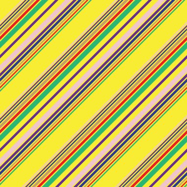 Moda tekstil ve grafikleri için uygun renkli diyagonal çizgili dikişsiz arkaplan