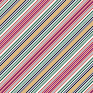 Moda tekstil ve grafikleri için uygun renkli diyagonal çizgili dikişsiz arkaplan