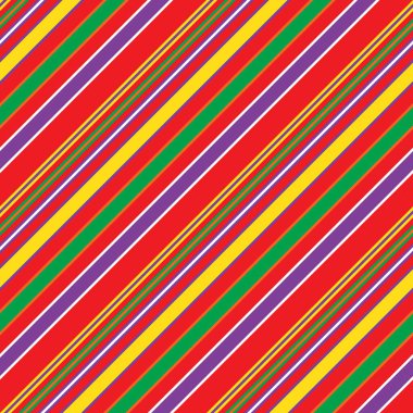 Moda tekstil ve grafikleri için uygun renkli diyagonal çizgili dikişsiz arkaplan