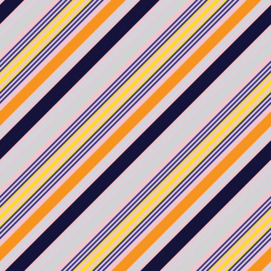 Moda tekstil ve grafikleri için uygun renkli diyagonal çizgili dikişsiz arkaplan