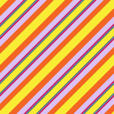 Moda tekstil ve grafikleri için uygun renkli diyagonal çizgili dikişsiz arkaplan