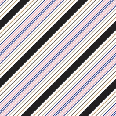 Moda tekstil ve grafikleri için uygun renkli diyagonal çizgili dikişsiz arkaplan