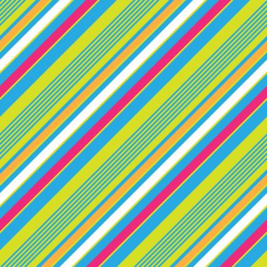 Moda tekstil ve grafikleri için uygun renkli diyagonal çizgili dikişsiz arkaplan