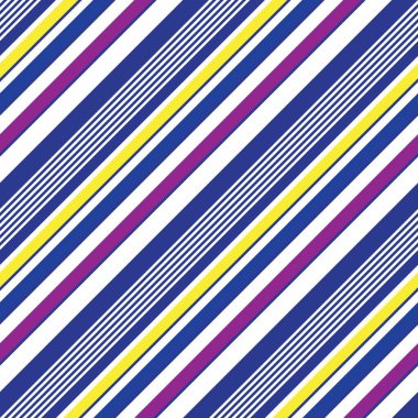 Moda tekstil ve grafikleri için uygun renkli diyagonal çizgili dikişsiz arkaplan