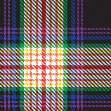 Gökkuşağı Ekoseli, kareli, ekose desenli moda tekstil ve grafikleri için uygun