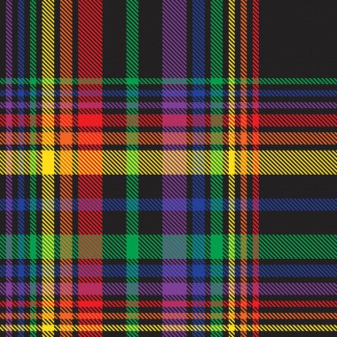 Gökkuşağı Ekoseli, kareli, ekose desenli moda tekstil ve grafikleri için uygun