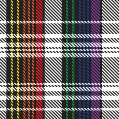 Gökkuşağı Ekoseli, kareli, ekose desenli moda tekstil ve grafikleri için uygun
