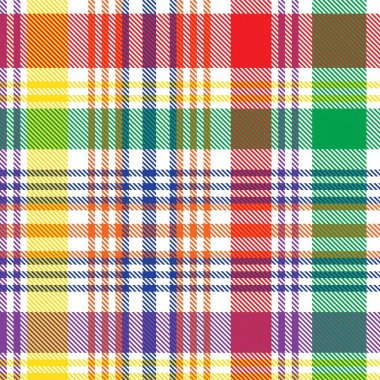 Gökkuşağı Ekoseli, kareli, ekose desenli moda tekstil ve grafikleri için uygun