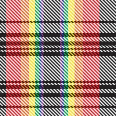 Gökkuşağı Ekoseli, kareli, ekose desenli moda tekstil ve grafikleri için uygun