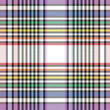 Gökkuşağı Pastel Ekoseli Moda tekstil ve grafikleri için kusursuz desen