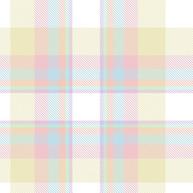 Gökkuşağı Pastel Ekoseli Moda tekstil ve grafikleri için kusursuz desen