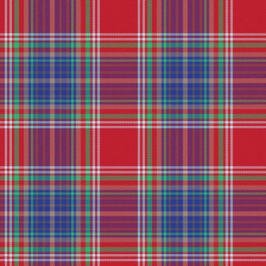 Renkli Ekose desenli moda tekstil ve grafikleri için pürüzsüz desen