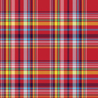 Renkli Ekose desenli moda tekstil ve grafikleri için pürüzsüz desen