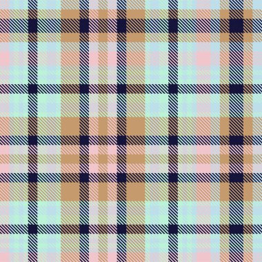 Renkli Ekose desenli moda tekstil ve grafikleri için pürüzsüz desen