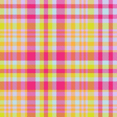 Renkli Ekose desenli moda tekstil ve grafikleri için pürüzsüz desen
