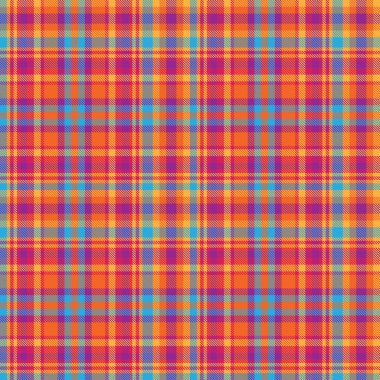 Renkli Ekose desenli moda tekstil ve grafikleri için pürüzsüz desen