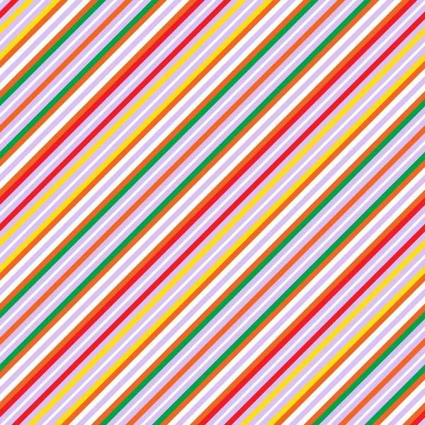 Rainbow Diagonale Rayé Fond Motif Sans Couture Adapté Pour Les — Image vectorielle