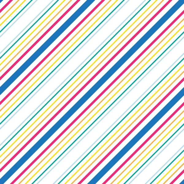 Fondo Patrón Sin Costuras Rayas Diagonales Coloridas Adecuado Para Textiles — Vector de stock