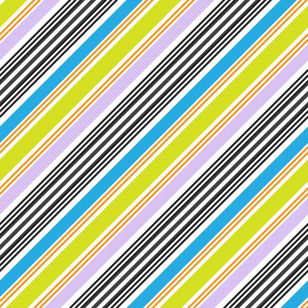 Colourful Diagonal Striped Seamless Pattern Background Suitable Fashion Textiles Graphics — Stock Vector