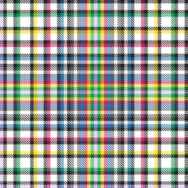 Renkli Ekose desenli moda tekstil ve grafikleri için pürüzsüz desen