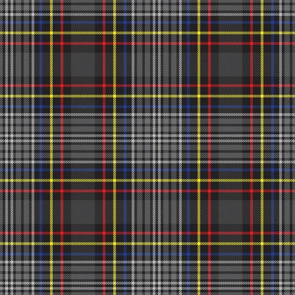 Kleurrijke Plaid Textuur Naadloos Patroon Voor Mode Textiel Graphics — Stockvector