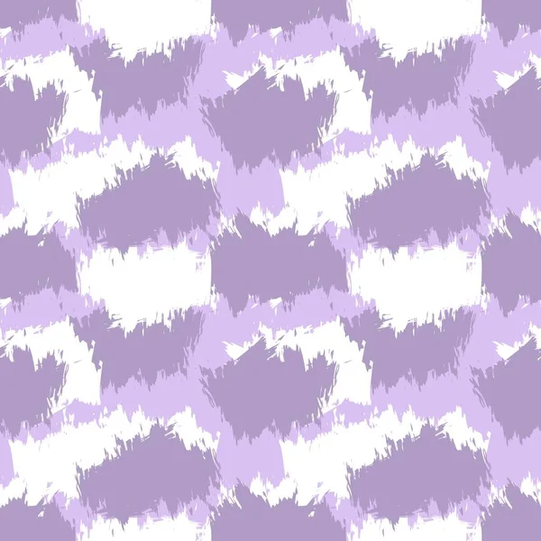 Purple Brush Stroke Camouflage Abstrait Fond Motif Sans Couture Adapté — Image vectorielle