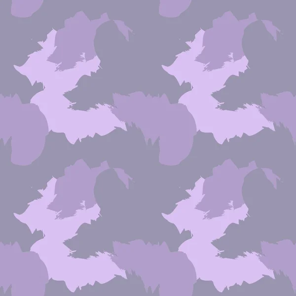 Purple Brush Stroke Camuflagem Abstrato Sem Costura Fundo Padrão Adequado —  Vetores de Stock