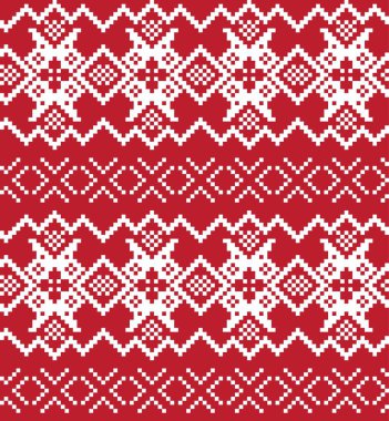 Moda tekstil, örgü ve grafikleri için Noel festivali desenli arka plan