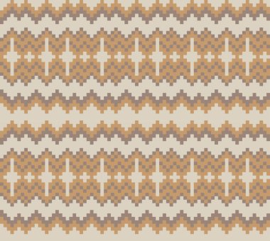 Moda tekstil, örgü ve grafikler için kahverengi Noel panayırı desenli arka plan