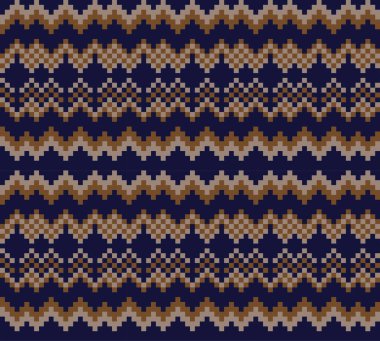 Moda tekstil, örgü ve grafikler için kahverengi Noel panayırı desenli arka plan