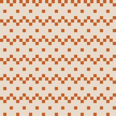 Moda tekstil, örgü ve grafikler için kahverengi Noel panayırı desenli arka plan