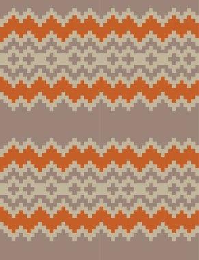 Moda tekstil, örgü ve grafikler için kahverengi Noel panayırı desenli arka plan